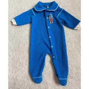 Vintage Lullaby Land Toy Soldier Drummer Boy 0-3m Ribbed Sleeper